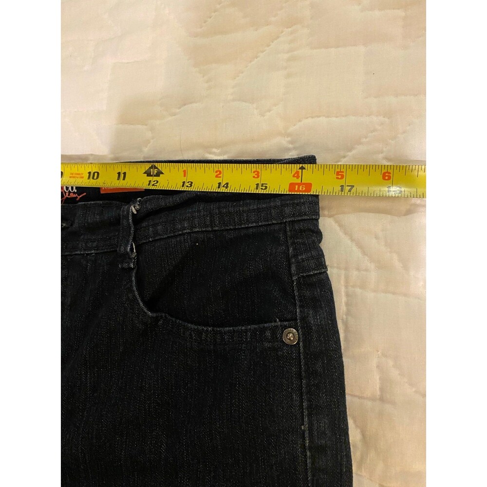 Style & Co Jeans Womens Sz 12 Dk Denim Tummy Control Straight Leg  Jeans Stylish - Picture 10 of 12